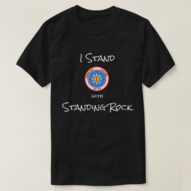 T-shirt Je me tiens avec la roche debout (Design devant)