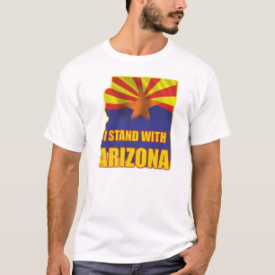 T-shirt Je me tiens avec l'Arizona - l'appui SB1070