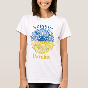 T-shirt Je me tiens avec l'Ukraine