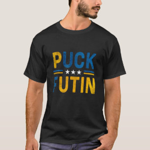 T-shirt Je Me Tiens Avec L'Ukraine Drapeau Américain Drape