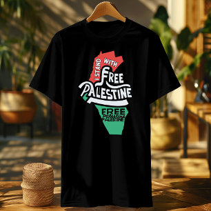 T-shirt je me tiens debout dans la grotte de palestine lib
