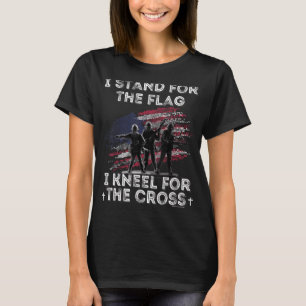 T-shirt Je Me Trouve Pour Le Drapeau Que Je M'Agenouille P