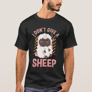 T-shirt Je M'En Fiche D'Un Mouton Drôle D'Animal De Ferme
