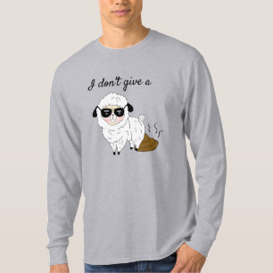 T-shirt Je m'en fiche Mouton Drôle