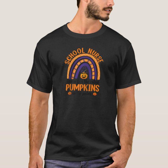 T-shirt Je M'Occupe De L'Infirmière Citrouille La Plus Cas (Devant)