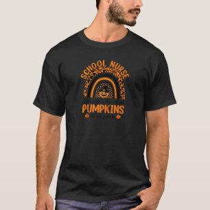 T-shirt Je M'Occupe De L'Infirmière Citrouille La Plus Cut
