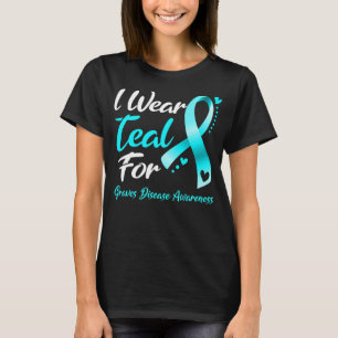 T-shirt JE M'OCCUPE DE Turquoise POUR LA SENSIBILISATION A