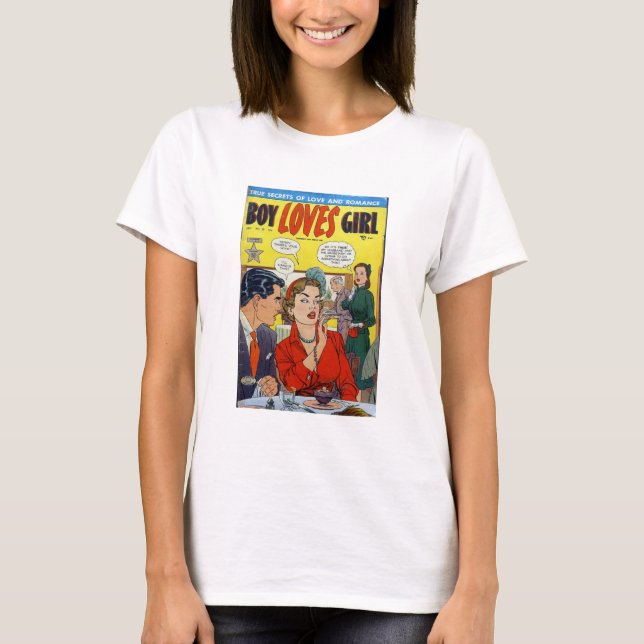 T-shirt Je m'occuperai de ça - Romance Comic Book - Retro (Devant)