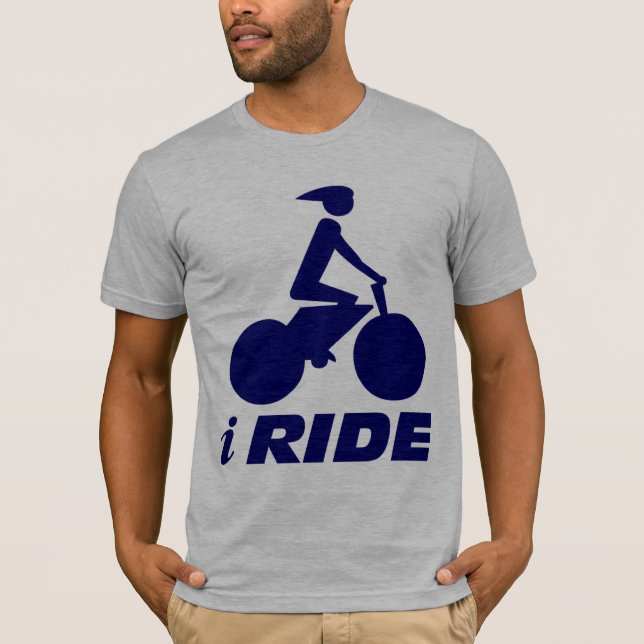 T-shirt Je monte la chemise de recyclage (Devant)