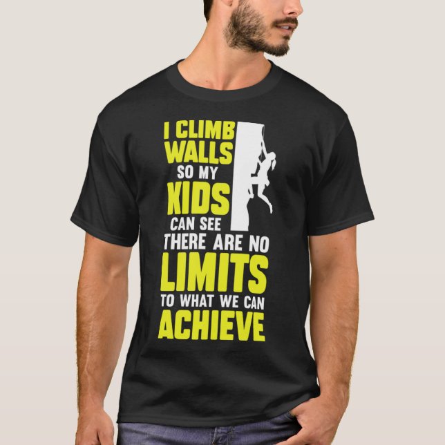 T-shirt Je Monte Les Murs Pour Que Mes Enfants Puissent Vo (Devant)