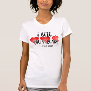 T-shirt Je mords, vous crie le débardeur de batteur