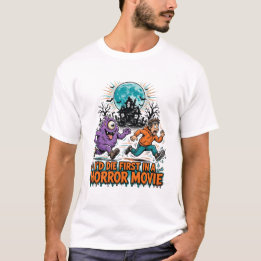 T-shirt 'Je Mourrais D'abord dans un Film d'Horreu