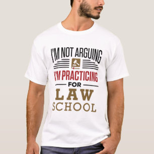 T-shirt Je n'affirme pas que je fais des études de droit