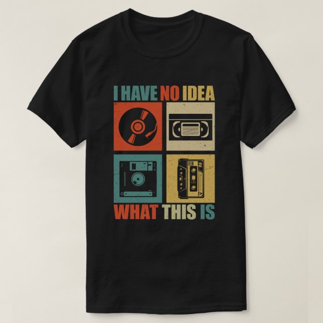 T-shirt Je n'ai aucune idée de ce que c'est des hommes fem (Design devant)