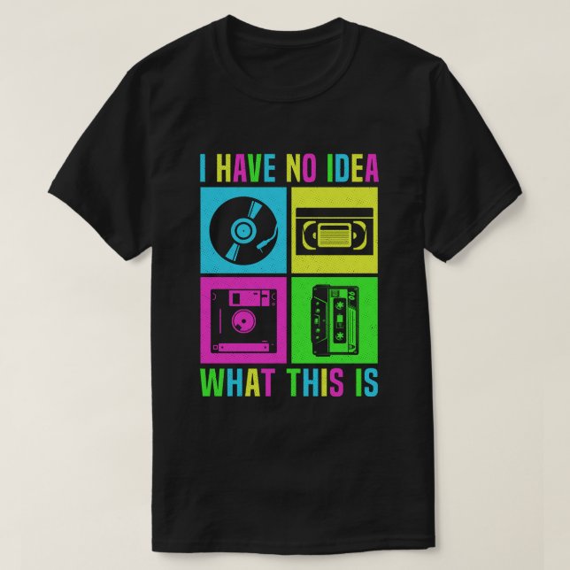 T-shirt Je n'ai aucune idée de ce que c'est des hommes fem (Design devant)