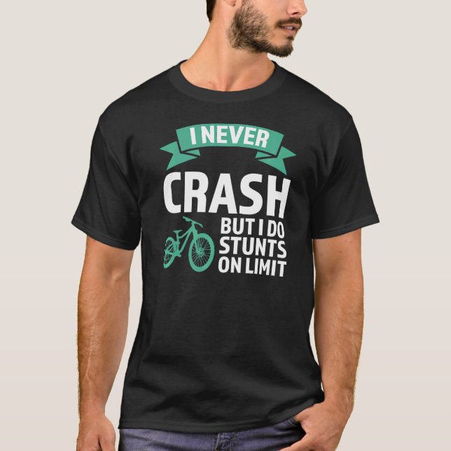 T-shirt Je n'ai jamais planté mais je fais des cascades mo (Devant)
