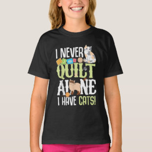 T-shirt Je N'Ai Jamais Quilé Seul J'Ai Des Chats Drôle Qui