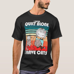 T-shirt Je N'Ai Jamais Quilt Seul Knittin Crochet Quilt Po