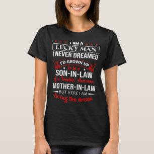T-shirt Je N'Ai Jamais rêvé D'Être Un Fils-En-Droit