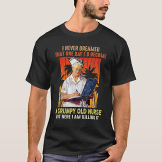 T-shirt Je n'ai jamais rêvé qu'un jour je deviendrai un O