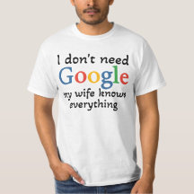 Je n'ai pas besoin de Google, ma femme sait tout.