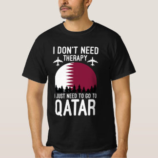T-shirt Je n'ai pas besoin de thérapie, je dois juste alle