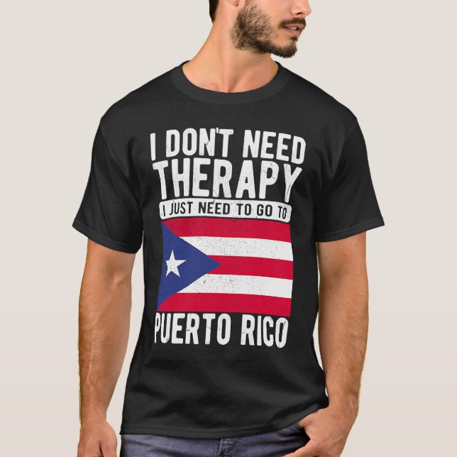 T-shirt Je n'ai pas besoin de thérapie je dois juste aller (Devant)
