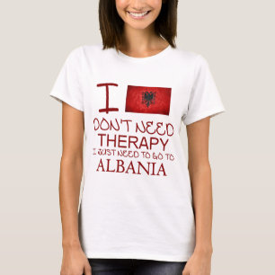 T-shirt Je n'ai pas besoin de thérapie que je dois juste