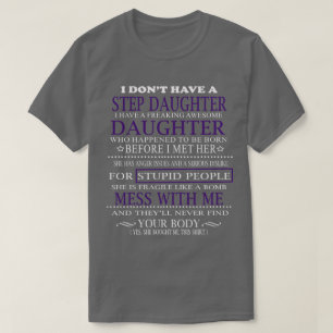 T-shirt Je n'ai pas de belle-fille