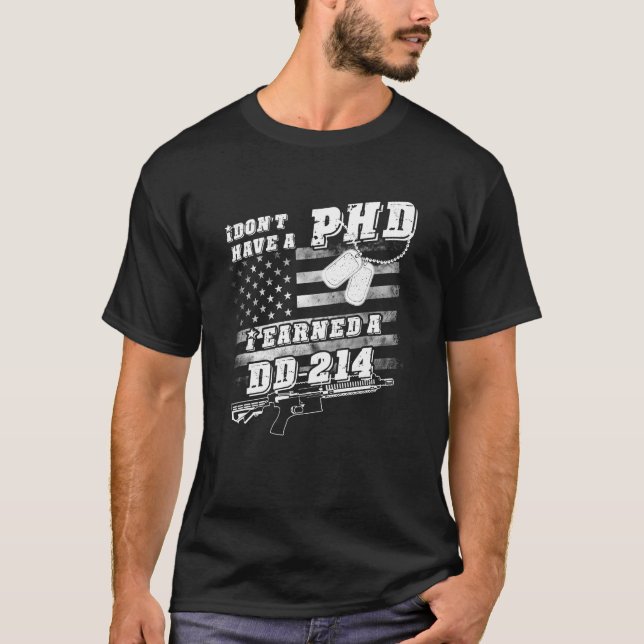T-shirt Je n'ai pas de PHD (Devant)