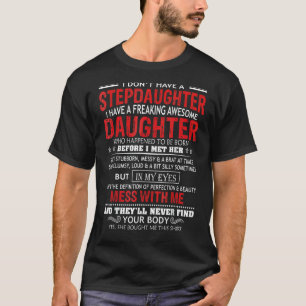 T-shirt Je n'ai pas de Stepdad de Dau