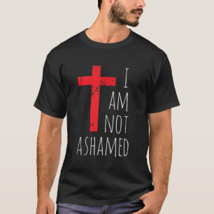 T-shirt Je n'ai pas honte de l'évangile de la Croix Rouge