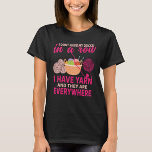T-shirt Je n'ai pas mes canards à la queue leu leu j'ai du