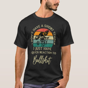 T-shirt Je n'ai pas un caractère emporté Pays de vaches l