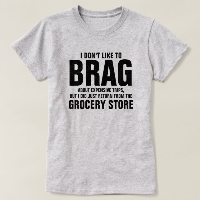 T-SHIRT JE N'AIME PAS BRAG (Design devant)