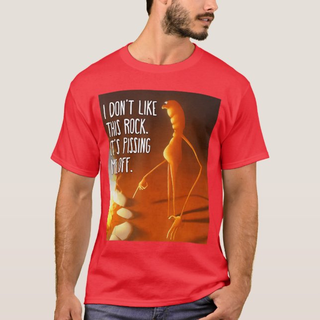 T-shirt Je n'aime pas ce Rock Marcus le ver (Devant)