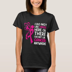 T-shirt Je N'Aime Pas Le Cancer Partout