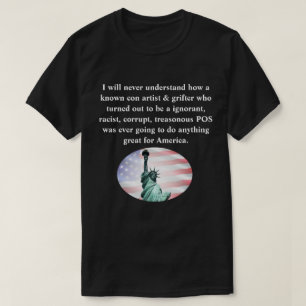 T-shirt Je ne comprendrai jamais comment un arnaqueur conn