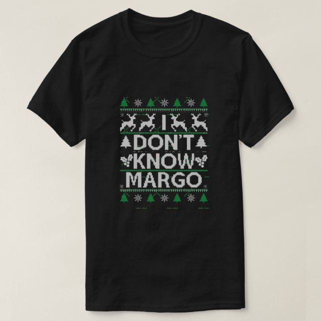 T-SHIRT JE NE CONNAIS PAS MARGO (Design devant)