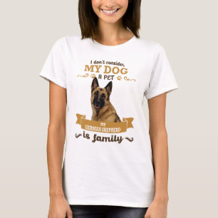T-shirt Je ne considère pas mon chien comme un animal de 