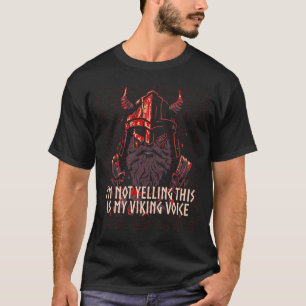 T-shirt Je Ne Dis Pas Ceci Est Ma Voix Viking Norvégien