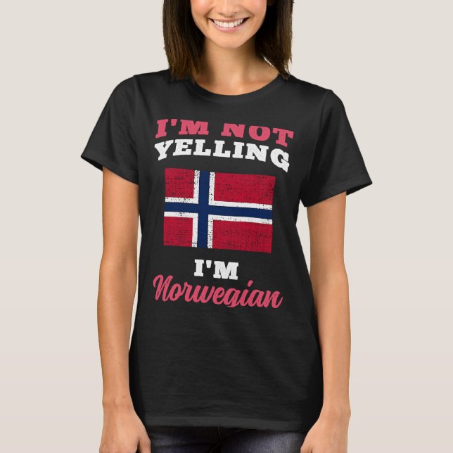 T-shirt Je Ne Dis Pas Je Me Suis Norvégien (Devant)