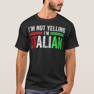 T-shirt Je Ne Dis Pas Que Je Suis Italien Drôle Italien Dr