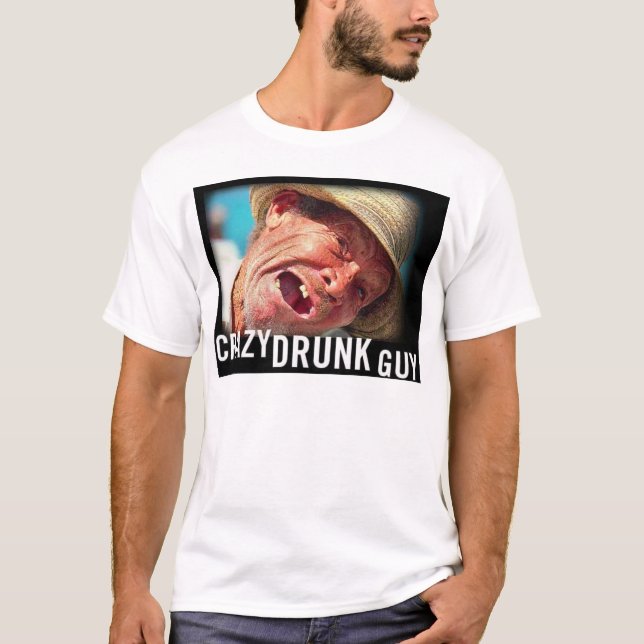 T-shirt Je ne dois pas penser pendant que vous ivres je (Devant)