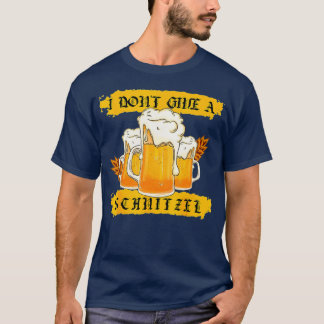 T-shirt Je ne donne pas de Schnitzel allemand bière Wurst