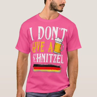 T-shirt Je ne donne pas de Schnitzel allemand bière Wurst 