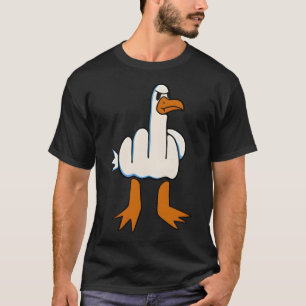 T-shirt Je ne donne pas un canard Doigt Moyen Drôle Offens