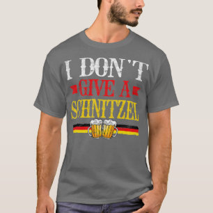 T-shirt Je ne donne pas un Schnitzel Drôle Allemand Hommes