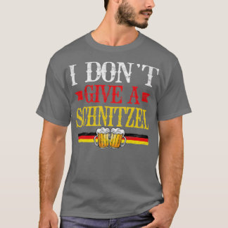 T-shirt Je ne donne pas un Schnitzel Drôle Allemand Hommes
