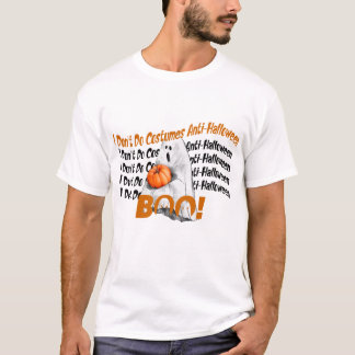 T-shirt Je ne fais pas de costumes anti-Halloween